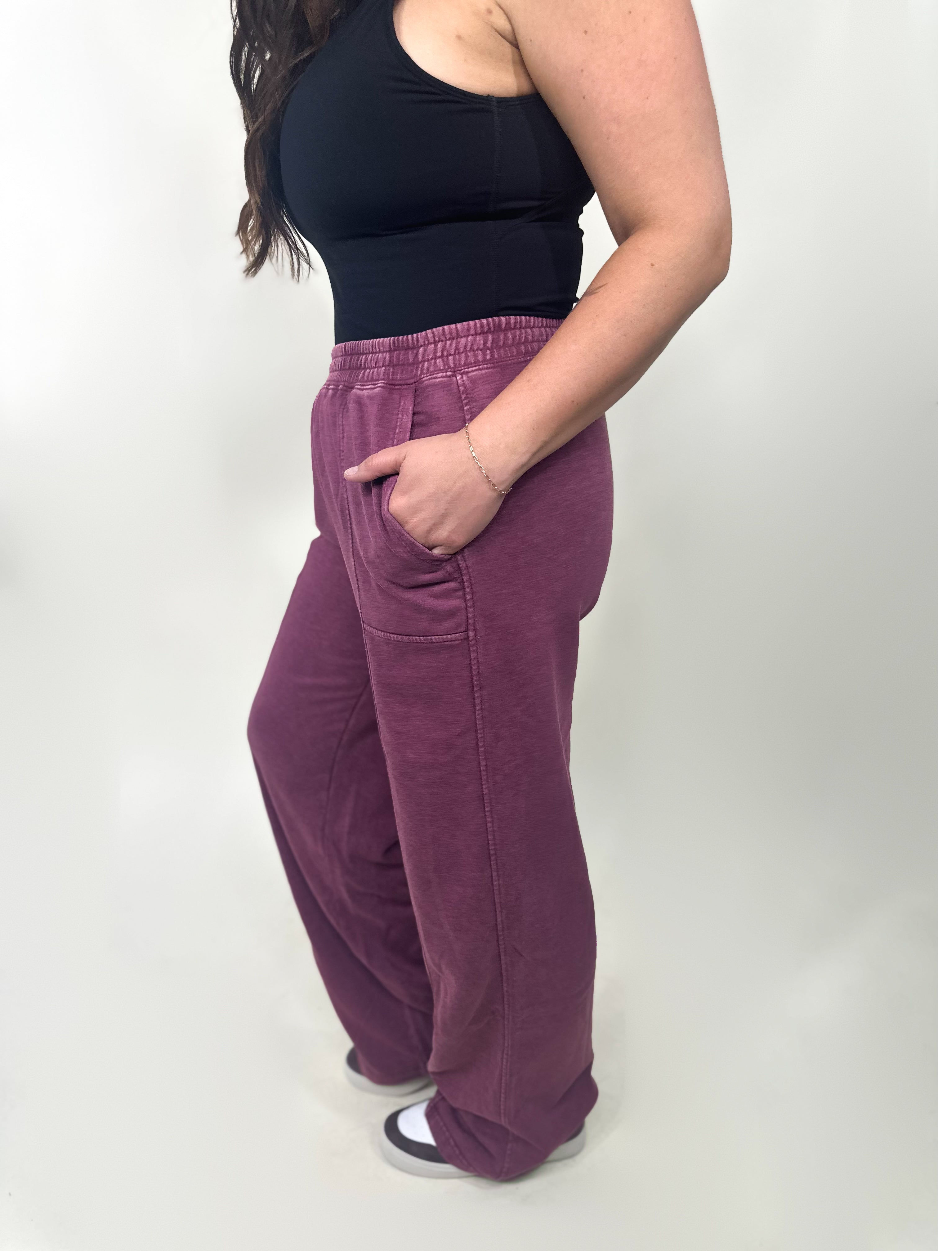 Knockout Pants-150 PANTS-Rae Mode-Heathered Boho Boutique, Women's Fashion and Accessories in Palmetto, FL