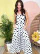 Chic in Dots Jumpsuit-230 DRESSES/JUMPSUITS/ROMPERS-ODDI-Heathered Boho Boutique, Women's Fashion and Accessories in Palmetto, FL