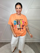 Born to Dilly Dally Graphic Tee-130 Graphic Tees-Heathered Boho-Heathered Boho Boutique, Women's Fashion and Accessories in Palmetto, FL