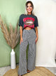 Railway Stripe Wide Leg Pants-150 PANTS-HEIMISH-Heathered Boho Boutique, Women's Fashion and Accessories in Palmetto, FL