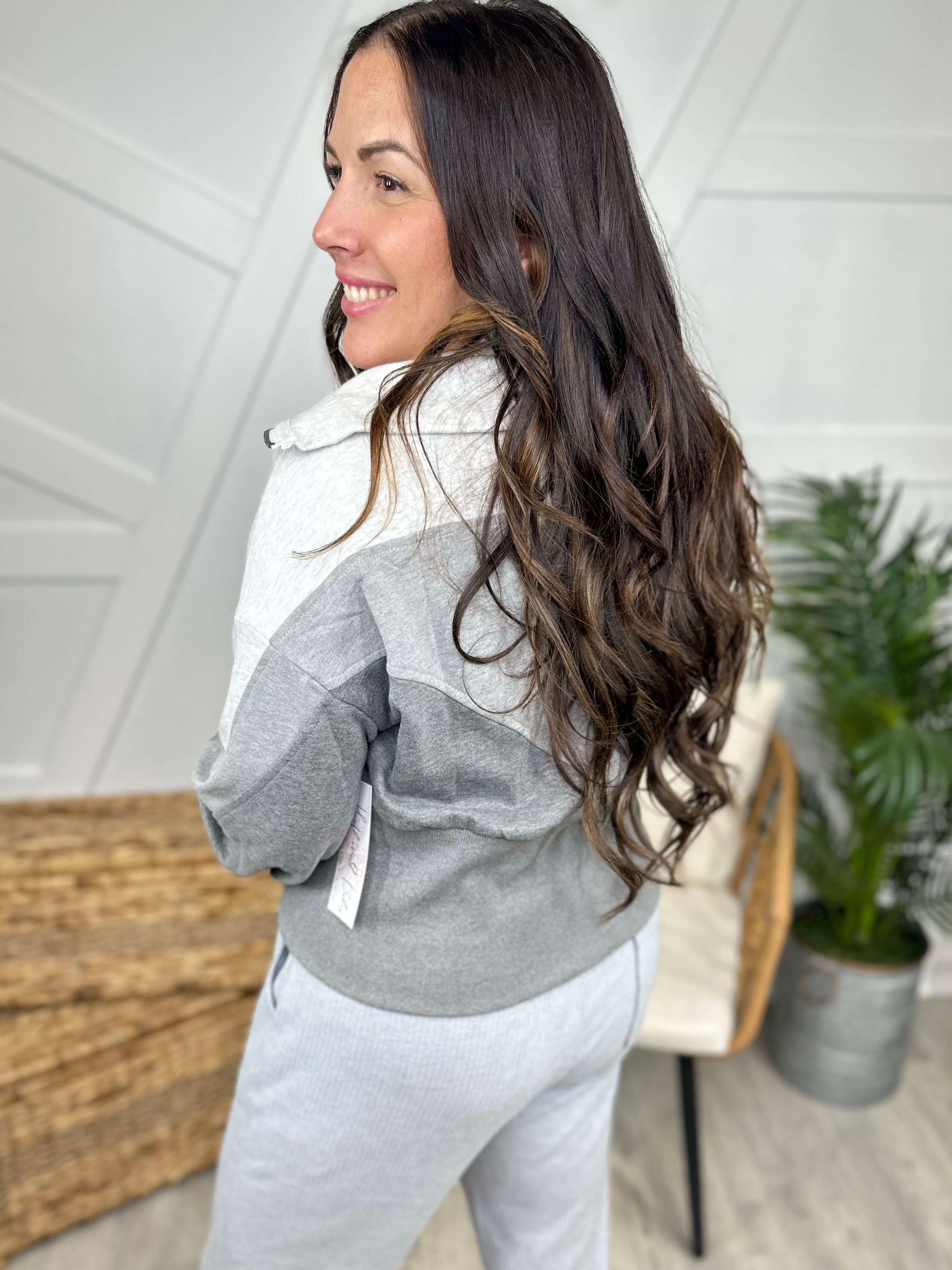 Last Dance Pullover-120 Long Sleeve Tops-White Birch-Heathered Boho Boutique, Women's Fashion and Accessories in Palmetto, FL