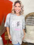 Maybe Iced Coffee is Addicted To Me Graphic Tee-130 Graphic Tees-Heathered Boho-Heathered Boho Boutique, Women's Fashion and Accessories in Palmetto, FL
