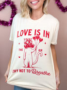 Love Is in the Air Graphic Tee-130 Graphic Tees-Heathered Boho-Heathered Boho Boutique, Women's Fashion and Accessories in Palmetto, FL