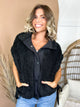 The Cozy Up Sherpa Vest-125 SWEATER-ZENANA-Heathered Boho Boutique, Women's Fashion and Accessories in Palmetto, FL