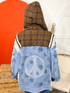 Act of Peace Jacket-200 JACKETS/SHACKETS-POL-Heathered Boho Boutique, Women's Fashion and Accessories in Palmetto, FL