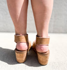 RESTOCK: Caramel Frisky Wedges-350 Shoes-Corkys-Heathered Boho Boutique, Women's Fashion and Accessories in Palmetto, FL