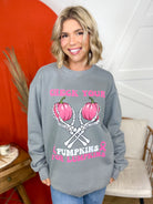 Pumpkins for Lumpkins Graphic Sweatshirt-130 Graphic Tees-Heathered Boho-Heathered Boho Boutique, Women's Fashion and Accessories in Palmetto, FL