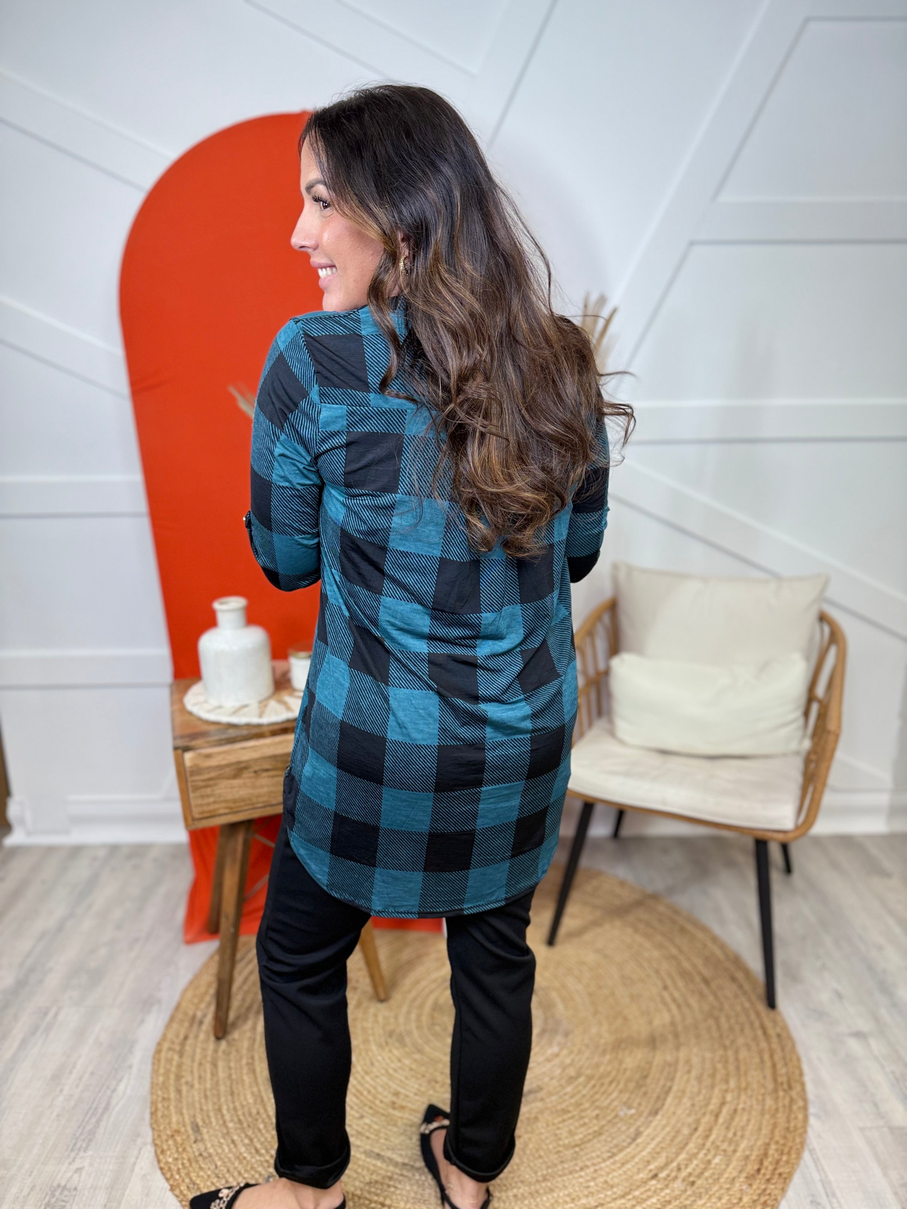 Roll Up Your Sleeves Top-120 LONG SLEEVE TOPS-Heimish-Heathered Boho Boutique, Women's Fashion and Accessories in Palmetto, FL