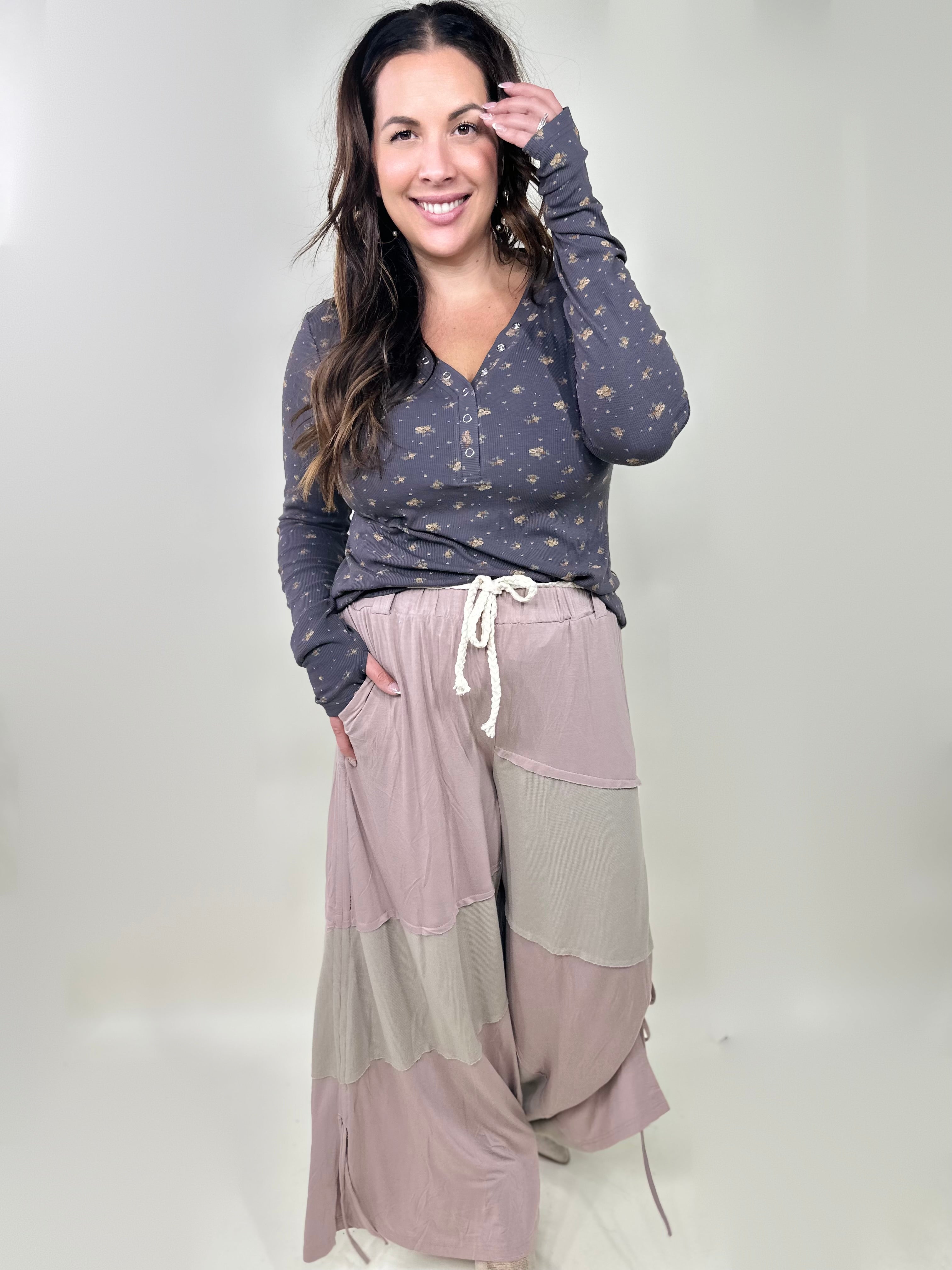 Jersey Pants-150 PANTS-Pol-Heathered Boho Boutique, Women's Fashion and Accessories in Palmetto, FL