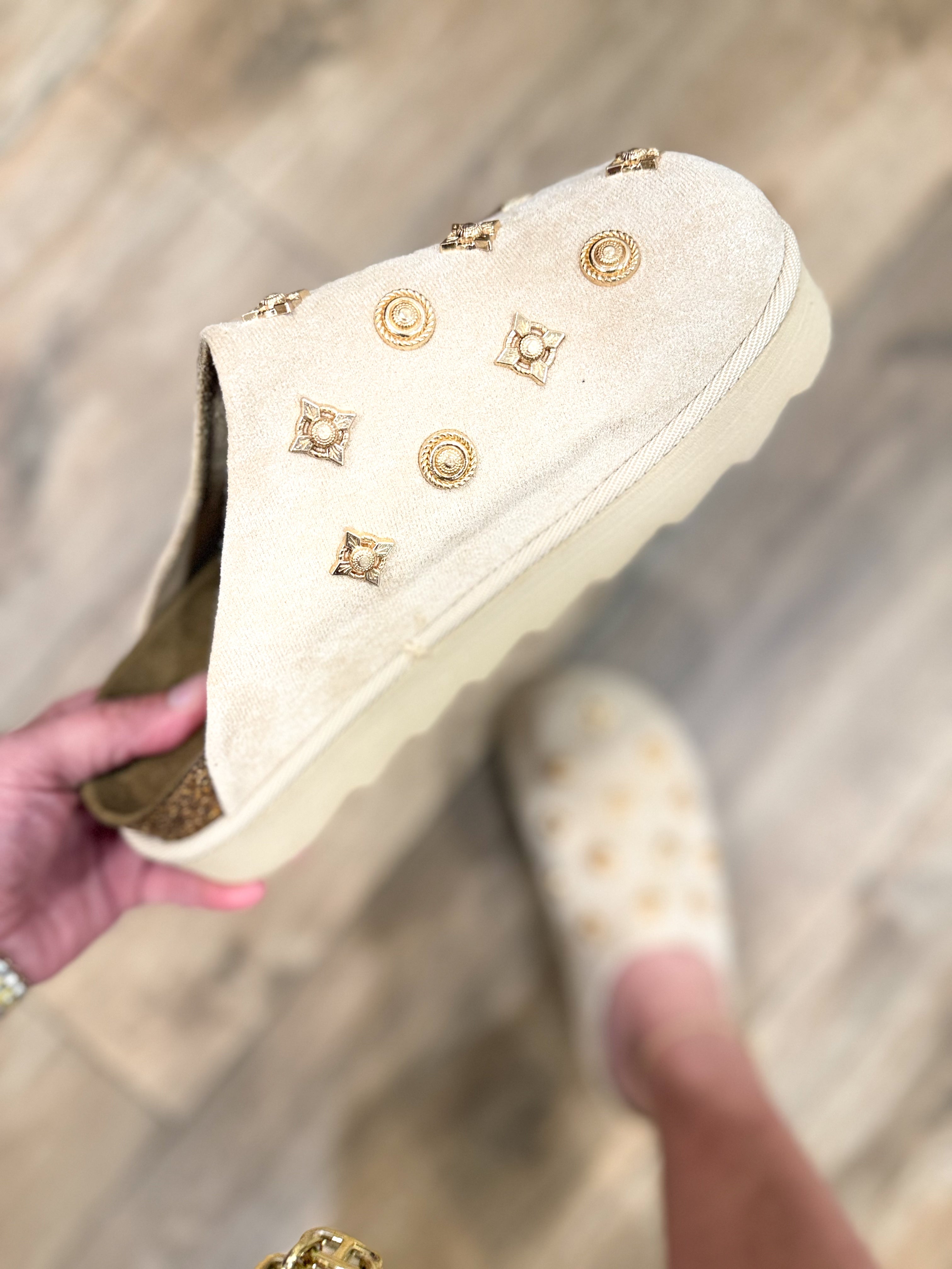 Sunday Slip Ons - Nude Suede-350 SHOES-OUTWOODS-Heathered Boho Boutique, Women's Fashion and Accessories in Palmetto, FL