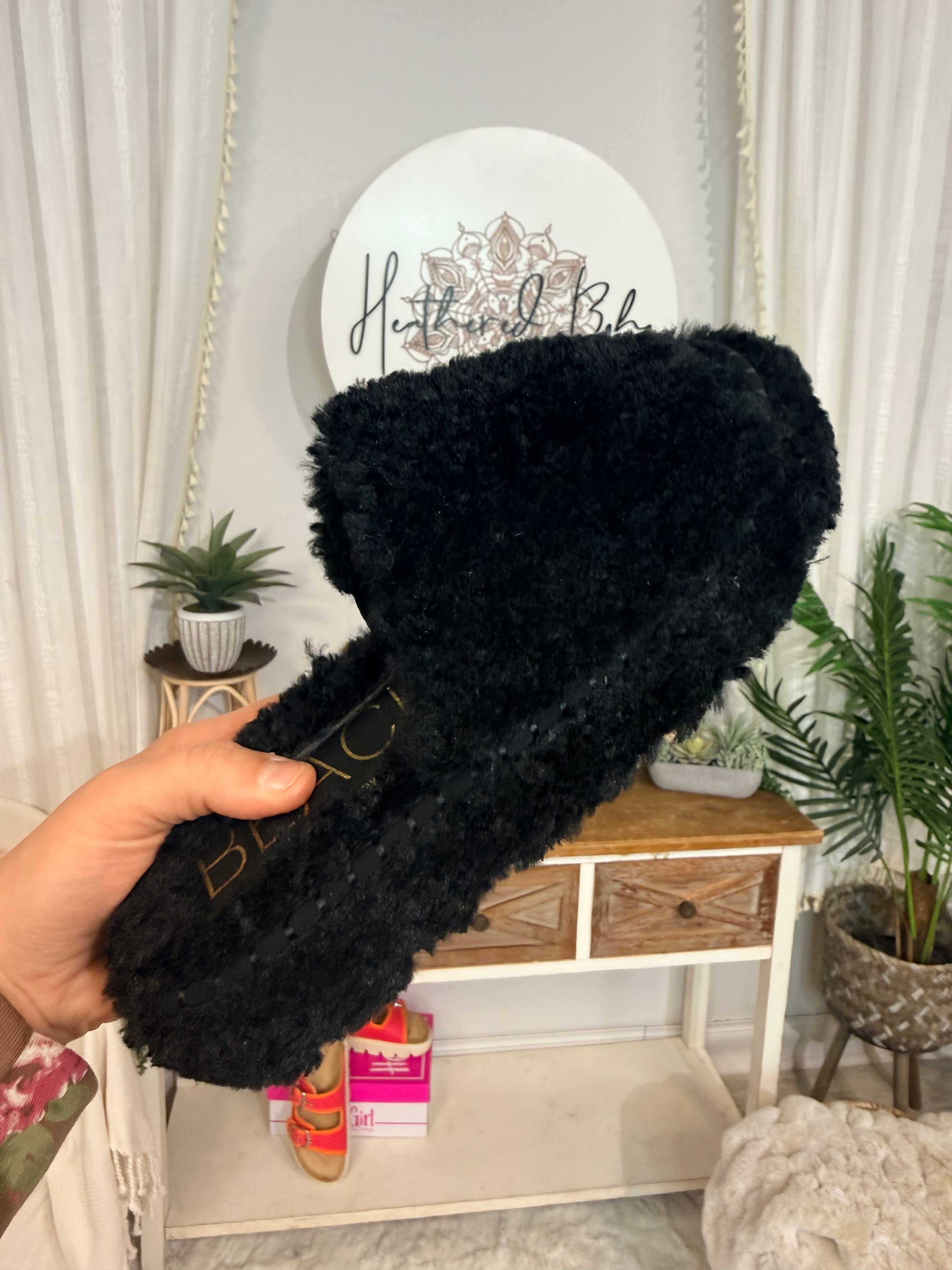 Frost Slippers - Black-350 SHOES-MATISSE-Heathered Boho Boutique, Women's Fashion and Accessories in Palmetto, FL