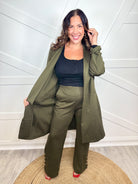 Gala Pants - Olive-150 PANTS-DEAR SCARLETT-Heathered Boho Boutique, Women's Fashion and Accessories in Palmetto, FL