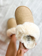 Let’s Order In Slippers - Camel-350 SHOES-CORKYS-Heathered Boho Boutique, Women's Fashion and Accessories in Palmetto, FL