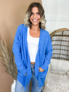 The Everyday Essential Cardigan-220 CARDIGANS KIMONOS-ZENANA-Heathered Boho Boutique, Women's Fashion and Accessories in Palmetto, FL