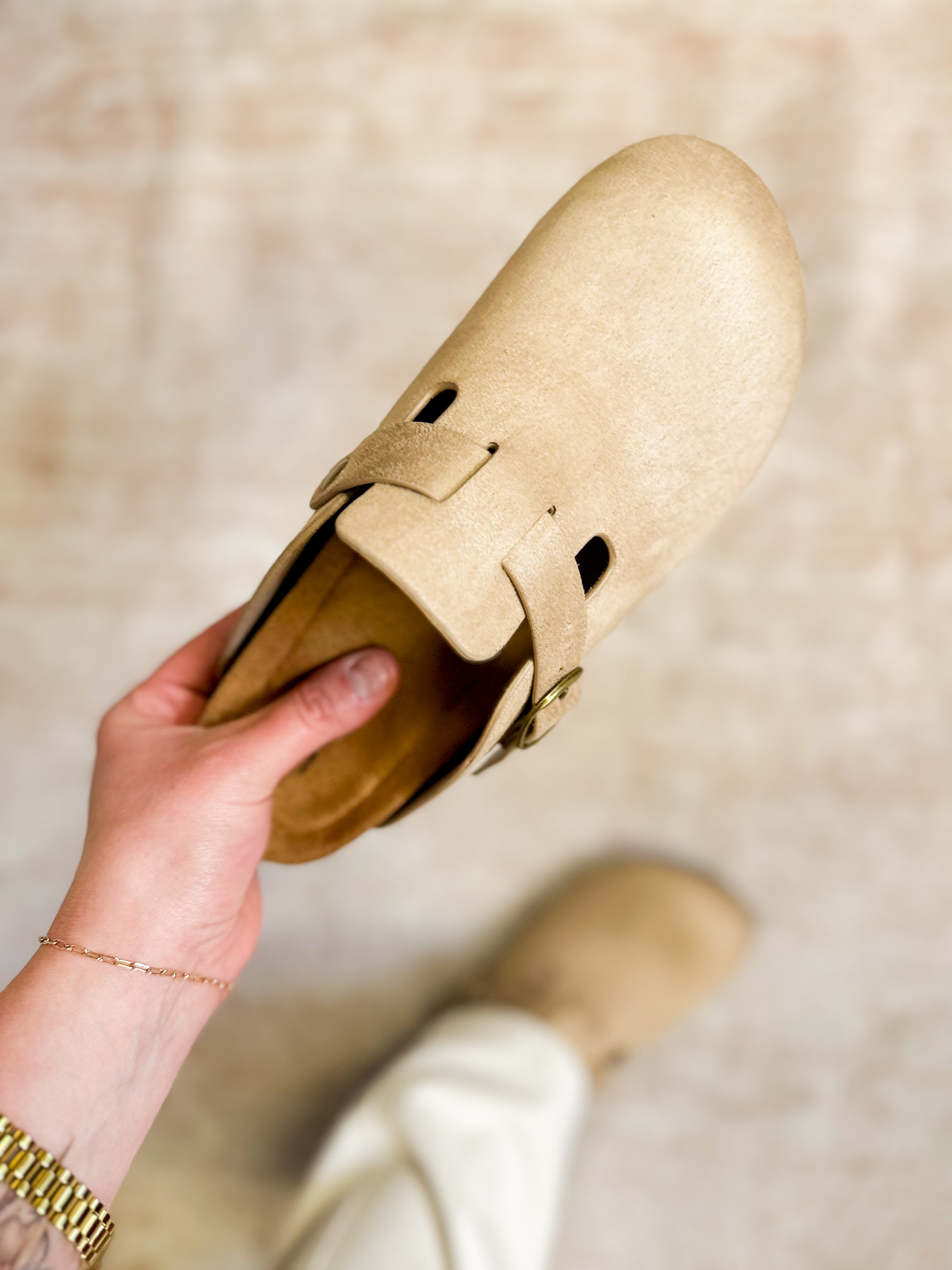 Regis Slip Ons - Light Taupe-350 SHOES-Fortune Dynamic-Heathered Boho Boutique, Women's Fashion and Accessories in Palmetto, FL