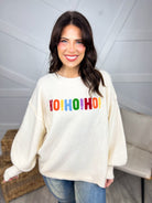 Merry Christmas Sweater-125 Sweater-Mello-Heathered Boho Boutique, Women's Fashion and Accessories in Palmetto, FL