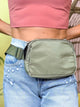 Solid Color Medium Crossbody Belt Bag-320 Bags-Love and Repeat-Heathered Boho Boutique, Women's Fashion and Accessories in Palmetto, FL