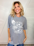 I'm Not A Hot Mess Graphic Tee-130 Graphic Tees-Heathered Boho-Heathered Boho Boutique, Women's Fashion and Accessories in Palmetto, FL