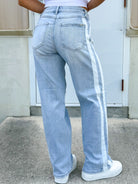 The Downtown Drift Baggy Jeans-190 JEANS-RISEN-Heathered Boho Boutique, Women's Fashion and Accessories in Palmetto, FL