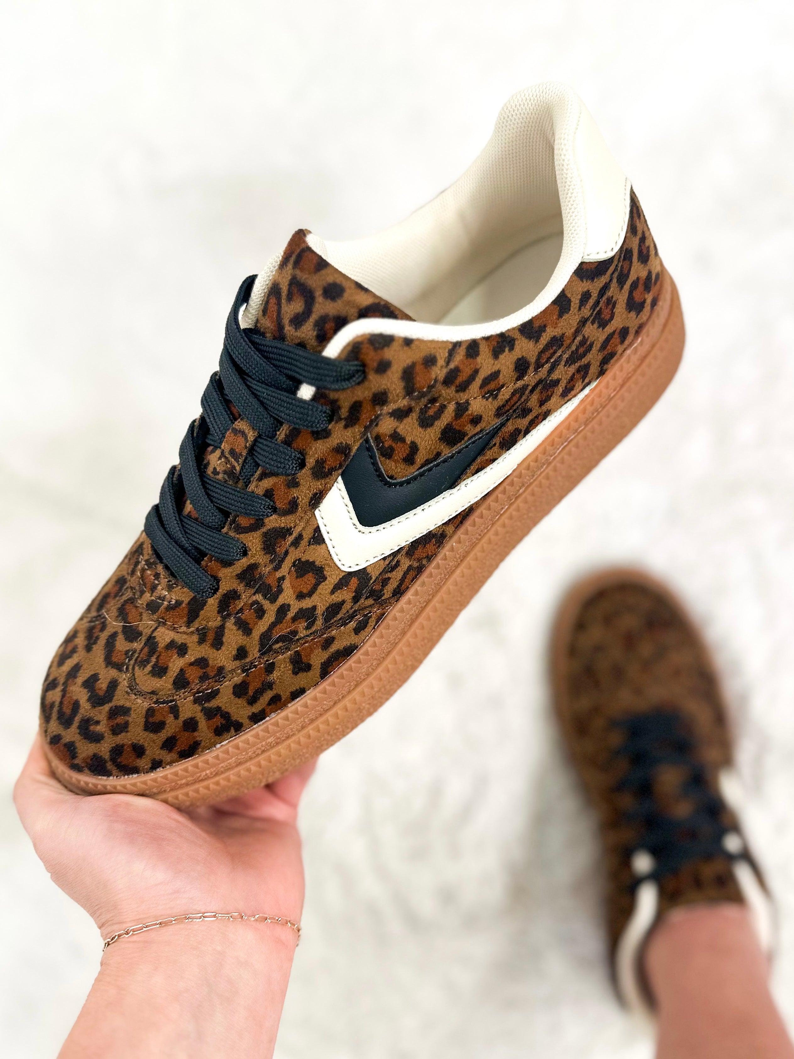 Legend Sneakers - Leopard-350 Shoes-BERNESS-Heathered Boho Boutique, Women's Fashion and Accessories in Palmetto, FL