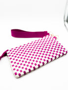The Harper Woven Wristlet-320 BAGS-NIHAO JEWELRY-Heathered Boho Boutique, Women's Fashion and Accessories in Palmetto, FL