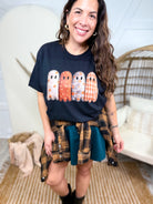 4 Quilted Ghosts Graphic Tee-130 Graphic Tees-Heathered Boho-Heathered Boho Boutique, Women's Fashion and Accessories in Palmetto, FL