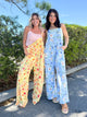Wildflower Ribbed Overalls-230 DRESSES/JUMPSUITS/ROMPERS-BLAKELEY-Heathered Boho Boutique, Women's Fashion and Accessories in Palmetto, FL
