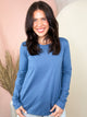 The Everyday Essential Long Sleeve Top-120 LONG SLEEVE TOPS-ZENANA-Heathered Boho Boutique, Women's Fashion and Accessories in Palmetto, FL