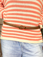 Fashionable Thin Leather Belt-340 Other Accessories-Fame Accessories-Heathered Boho Boutique, Women's Fashion and Accessories in Palmetto, FL
