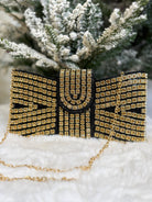 Night Out Bow Clutch-320 Bags-A Touch of Style-Heathered Boho Boutique, Women's Fashion and Accessories in Palmetto, FL