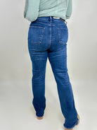 Diamond in the Rough Straight Leg by Judy Blue-190 Jeans-Judy Blue-Heathered Boho Boutique, Women's Fashion and Accessories in Palmetto, FL