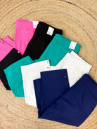 Fun in the Sun Capri-150 PANTS-DEAR SCARLETT-Heathered Boho Boutique, Women's Fashion and Accessories in Palmetto, FL