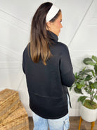 Vienna Cowl Neck Top - Black-120 Long Sleeve Tops-DEAR SCARLETT-Heathered Boho Boutique, Women's Fashion and Accessories in Palmetto, FL