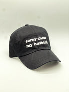 "Sorry About MY Husband" Cap-330 Headwear-Joia Trading-Heathered Boho Boutique, Women's Fashion and Accessories in Palmetto, FL