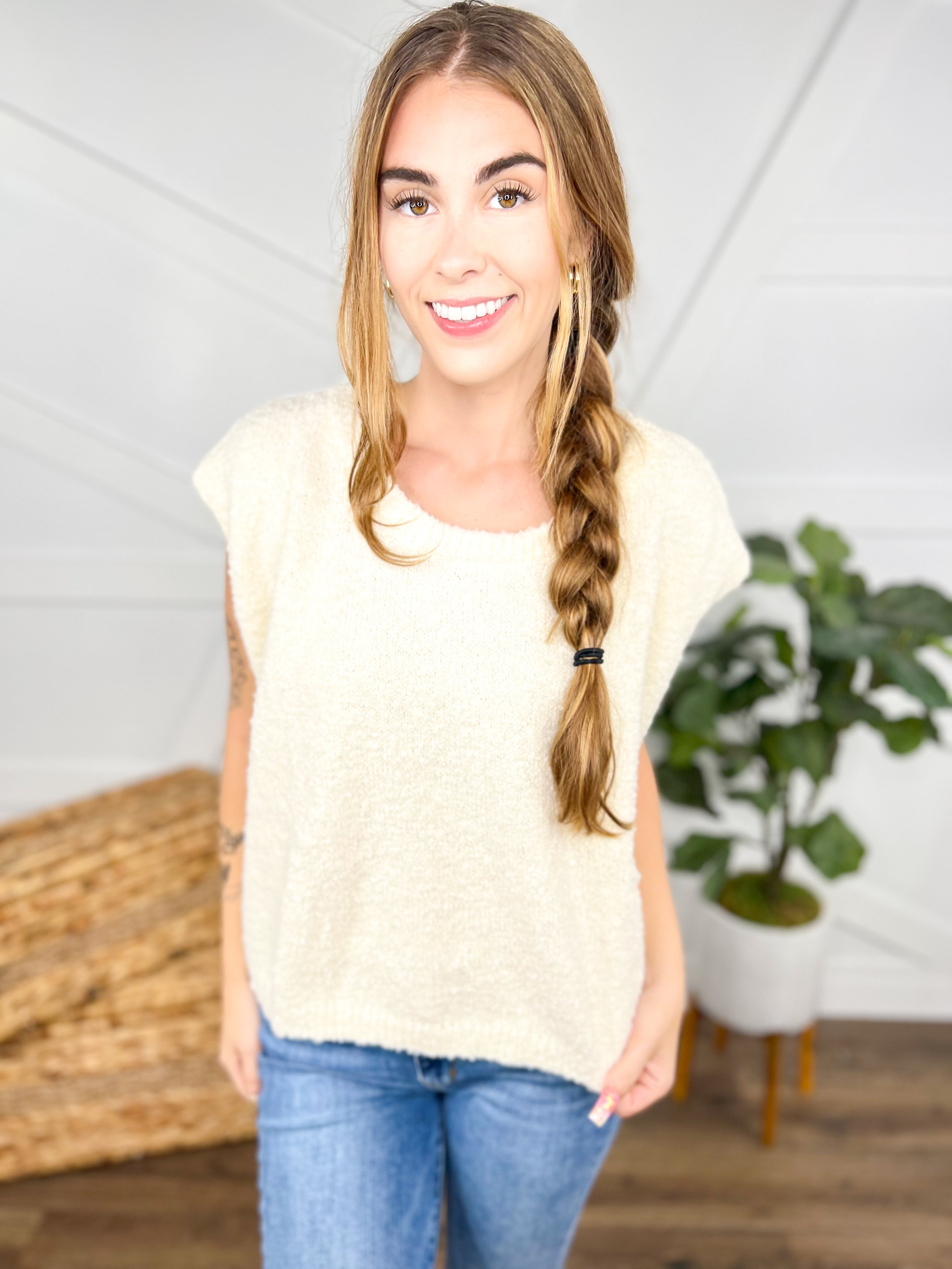 Wonderland Vest-125 Sweater-Davi & Dani-Heathered Boho Boutique, Women's Fashion and Accessories in Palmetto, FL