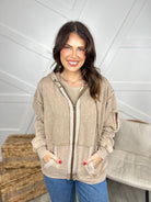 Take Off Hoodie-210 Hoodies-Easel-Heathered Boho Boutique, Women's Fashion and Accessories in Palmetto, FL