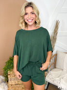 BLACK FRIDAY: Laguna Top-110 Short Sleeve Top-MONO B-Heathered Boho Boutique, Women's Fashion and Accessories in Palmetto, FL