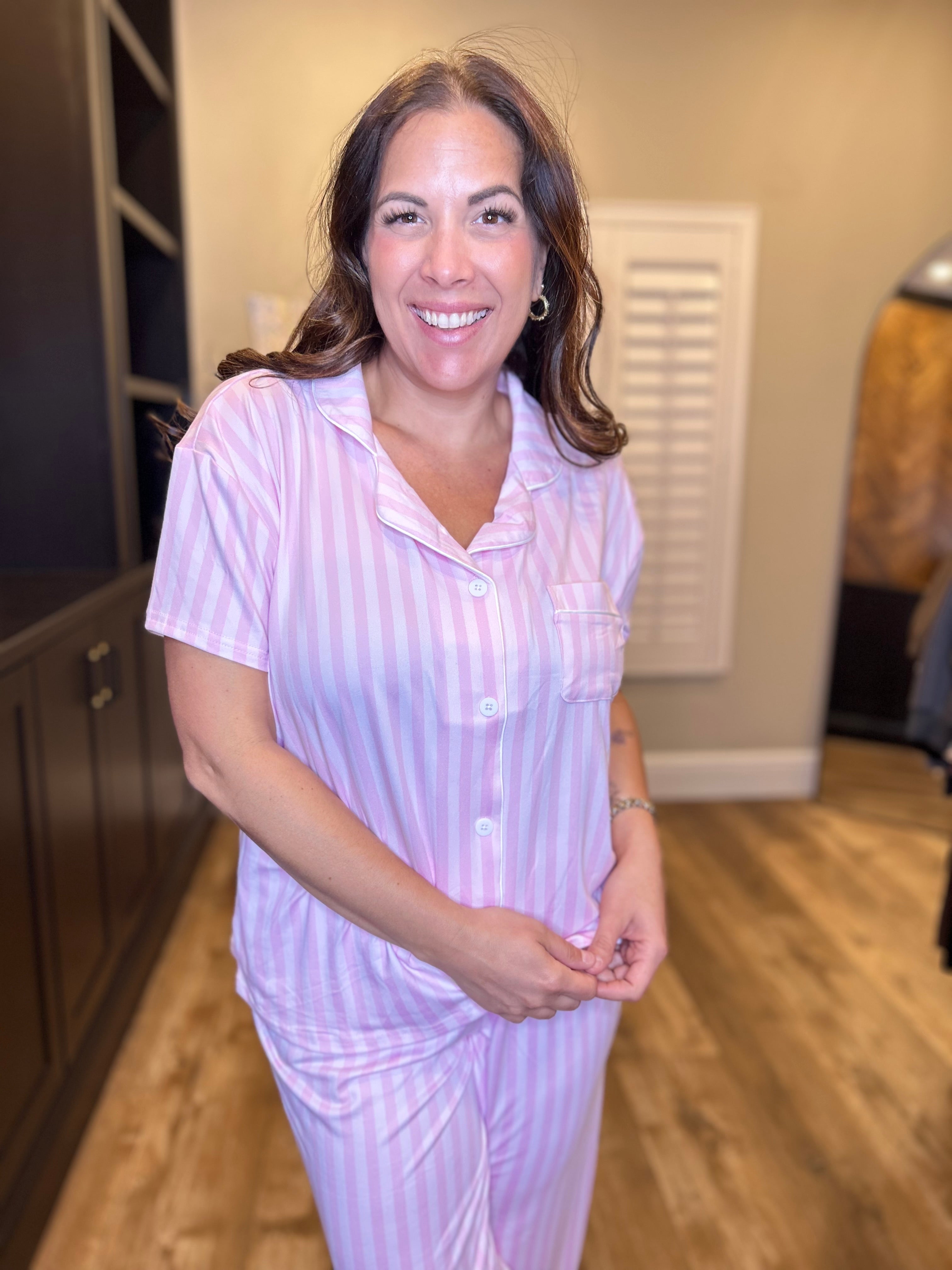 Girly Pop Pajama Pants-150 PANTS-Shop Iris Basic-Heathered Boho Boutique, Women's Fashion and Accessories in Palmetto, FL