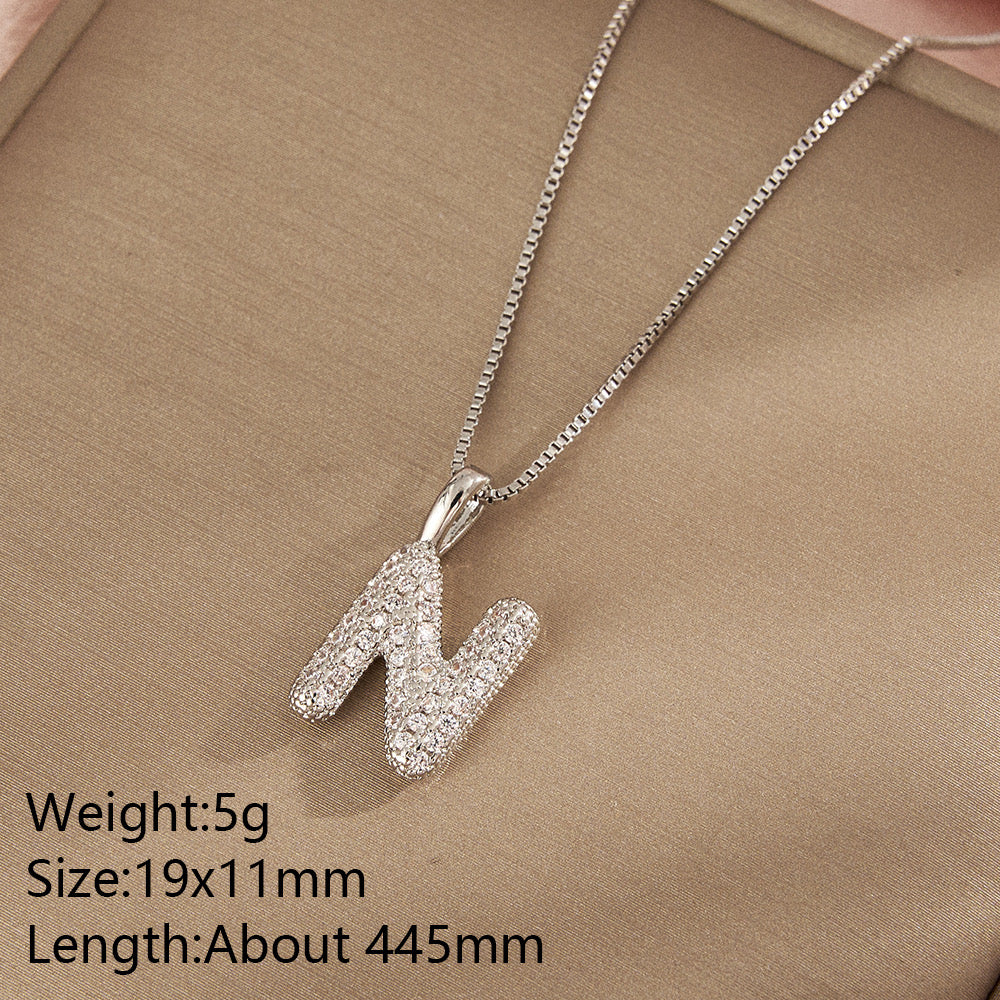 All About YOU Initial Necklace-310 JEWELRY-NIHAO JEWELRY-Heathered Boho Boutique, Women's Fashion and Accessories in Palmetto, FL