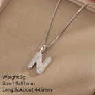 All About YOU Initial Necklace-310 JEWELRY-NIHAO JEWELRY-Heathered Boho Boutique, Women's Fashion and Accessories in Palmetto, FL