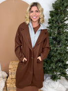 Mystery To All Trench Coat-200 JACKETS/SHACKETS-Shop Iris Basic-Heathered Boho Boutique, Women's Fashion and Accessories in Palmetto, FL