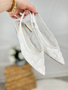 Rumi Flats - White Mesh-350 SHOES-Fortune Dynamic-Heathered Boho Boutique, Women's Fashion and Accessories in Palmetto, FL