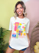 Beach Patchwork Vibes Graphic Tee-130 Graphic Tees-Heathered Boho-Heathered Boho Boutique, Women's Fashion and Accessories in Palmetto, FL
