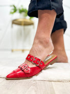 Usual Flats - Red-350 Shoes-Fortune Dynamic-Heathered Boho Boutique, Women's Fashion and Accessories in Palmetto, FL