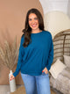 Doorbuster: The Unscripted Long Sleeve Top-120 LONG SLEEVE TOPS-ZENANA-Heathered Boho Boutique, Women's Fashion and Accessories in Palmetto, FL