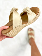 Tie the Knot Wedge - Gold Wash Metallic-350 Shoes-Corkys-Heathered Boho Boutique, Women's Fashion and Accessories in Palmetto, FL