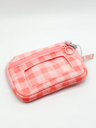 DOORBUSTER: Checkered Print Wristlet-320 Bags-Heathered Boho-Heathered Boho Boutique, Women's Fashion and Accessories in Palmetto, FL