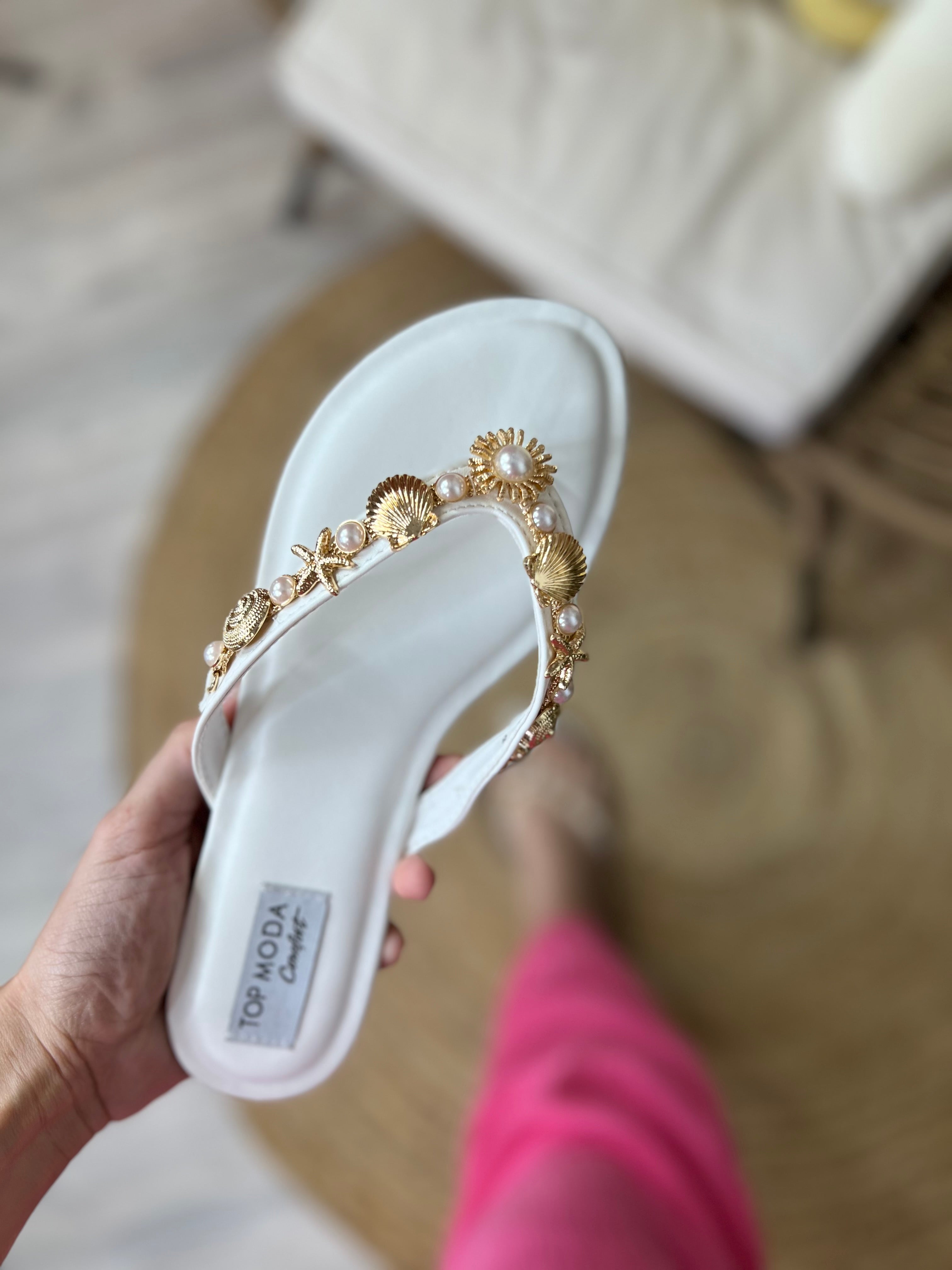 Robin Sandals - White-350 SHOES-Top Guy-Heathered Boho Boutique, Women's Fashion and Accessories in Palmetto, FL
