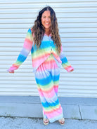 Rainbow Power Pants-150 PANTS-Easel-Heathered Boho Boutique, Women's Fashion and Accessories in Palmetto, FL