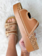 Avril Platform Sandals - Tan-350 SHOES-Top Guy-Heathered Boho Boutique, Women's Fashion and Accessories in Palmetto, FL